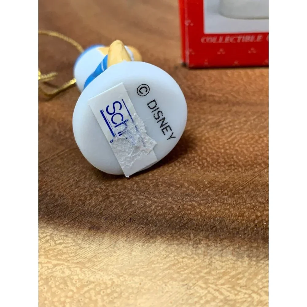 Donald Duck Disney Collectible Ornament By Schmid with Box 1980s - Picture 3 of 8